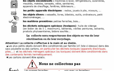 Ramassage des encombrants