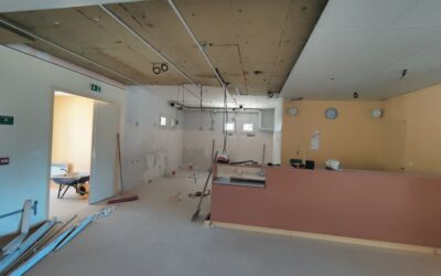 Début des travaux de la salle polyvalente