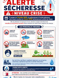 🚨💧 SÉCHERESSE : LA CREUSE PLACÉE EN NIVEAU « CRISE » 💧🚨